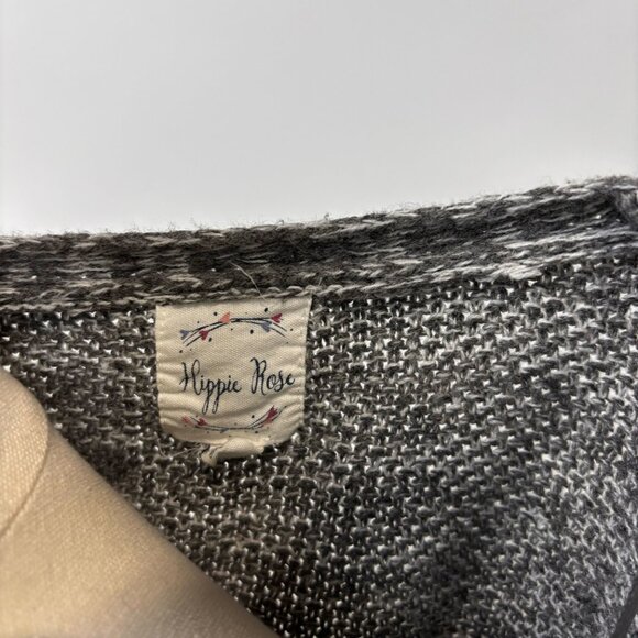 Hippie Rose Gray Cardigan - Picture 3 of 4